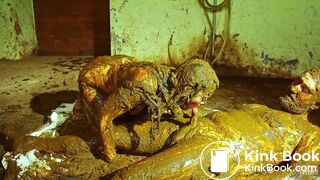 Betty sucks of Frankys cowshit covered cock - 50 % sale