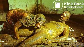 Betty sucks of Frankys cowshit covered cock - 50 % sale