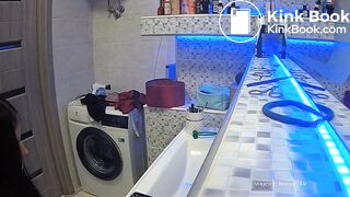 Woman pooping in Toilet 24