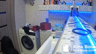 Woman pooping in Toilet 24