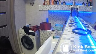 Woman pooping in Toilet 24