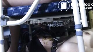 Chinese slave eat shit - video 3