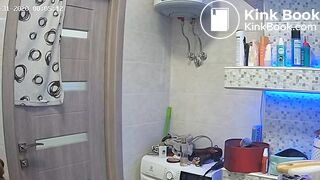 Woman pooping in Toilet 13