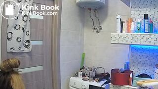 Woman pooping in Toilet 13