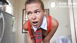 Perfect dirty ass dildo orgasm