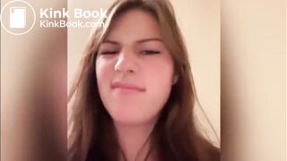 Constipated American Teen Poop and Fart on the Toilet