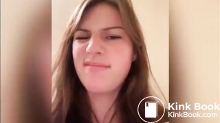 Constipated American Teen Poop and Fart on the Toilet