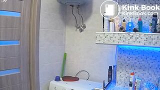 Woman pooping in Toilet 20