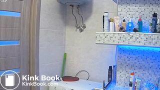 Woman pooping in Toilet 20