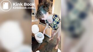 Беременная девушка поносит