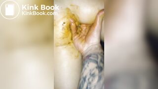Amateur gf scat fisting