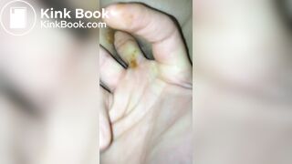 Amateur gf scat fisting