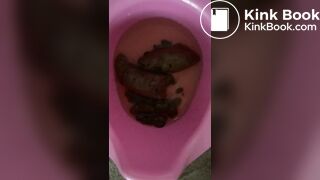 pink potty poop 6