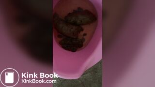 pink potty poop 6