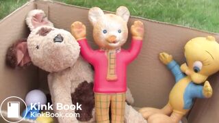 she uses ...'s toys to satisfy herself