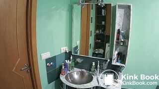 Woman pooping in Toilet 18