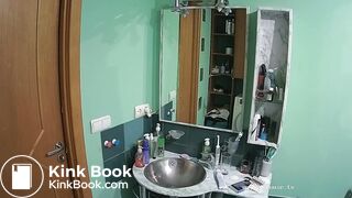 Woman pooping in Toilet 18