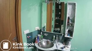 Woman pooping in Toilet 18