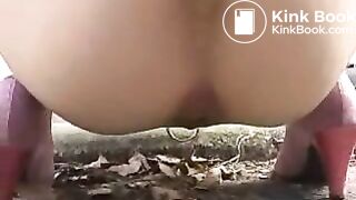 Attack beautiful woman and forcibly defecate