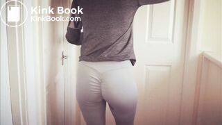 Leggins pee and poop accident - video 2