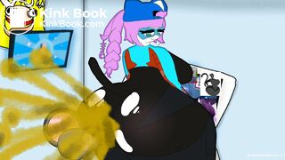 Alli sticks a rat up her ASS