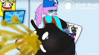 Alli sticks a rat up her ASS