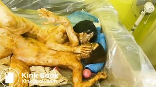 Scat & vomit threesome with a petite cutie p.3