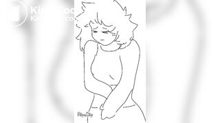 Melissa is locked out of the bathroom