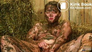 Mary Craft Erotic Fun in Dung - cow shit eating girl