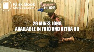 Mary Craft Erotic Fun in Dung - cow shit eating girl