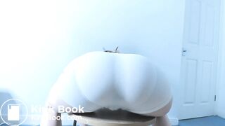 Sexy girl poops her panties