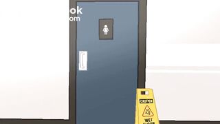 Girls Have Diarrea At Public Toilet