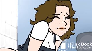 Girls Have Diarrea At Public Toilet