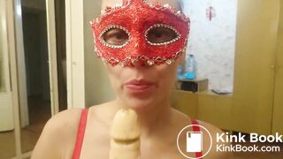 Brown wife - Lady in Red