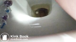Poop into toilet 3