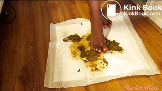Ebony Pushing Out The Shit #2