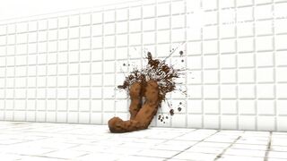 2 girls taking HUGE shits