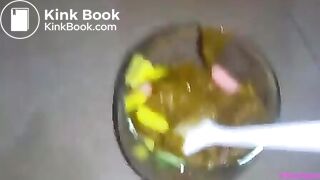 SHIT AND SWEETS IN THE CUP!