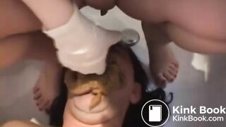 Goddess Forcing Slave To Eat