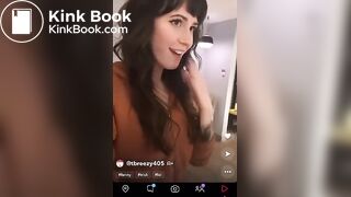 Snapchat girl farting - video 2