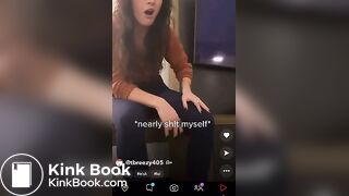 Snapchat girl farting - video 2