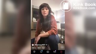 Snapchat girl farting - video 2