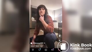 Snapchat girl farting - video 2