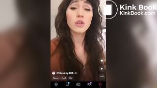 Snapchat girl farting - video 2