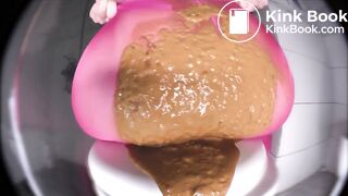 Hot brunette diarrhea in pantyhose