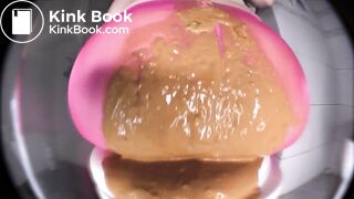 Hot brunette diarrhea in pantyhose