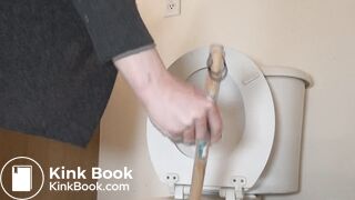 Panty Shit Broken Toilet