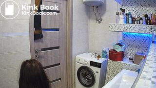 Woman pooping in Toilet 67