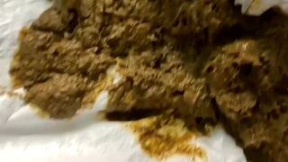 Ebonys upside down poo