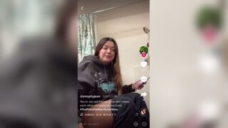 Sexy girl pooping on the potty with her legs